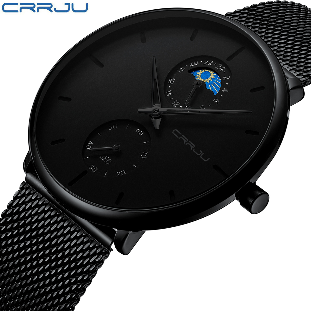 Luxury Watch Top 10 - CRRJU – luksusowy zegarek męski, wodoodporny,