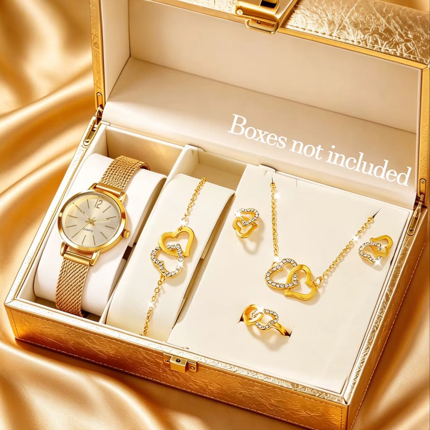 6-częściowy zestaw eleganckich – Luxury Watch Gift For Her recenzja i cena