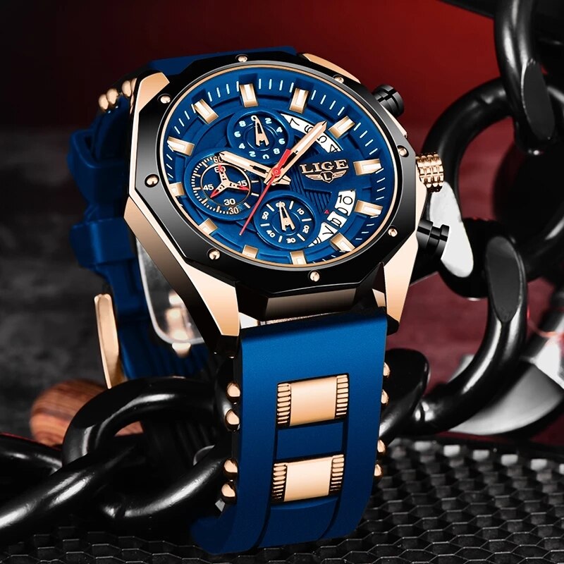 LIGE modne męskie zegarki Top  – Luxury Watch Investment recenzja i cena