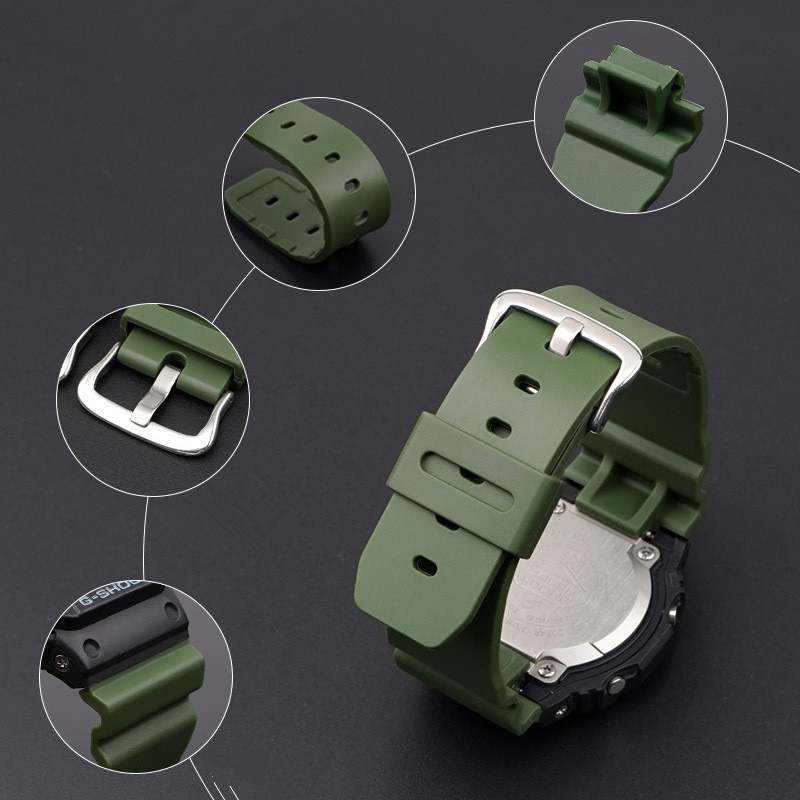 16mm silikonowy gumowy pasek d – Casio Watch G-Shock Ga-2100 recenzja i cena