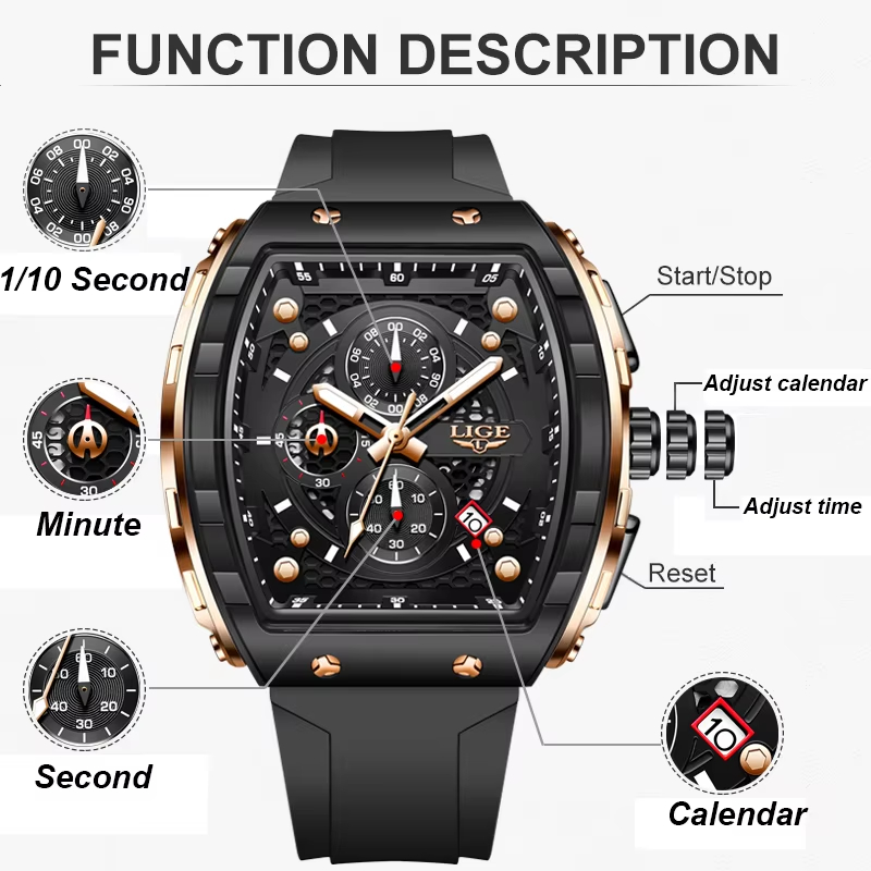 LIGE Luksusowy Zegarek Męski N – Luxury Watch Investment recenzja i cena