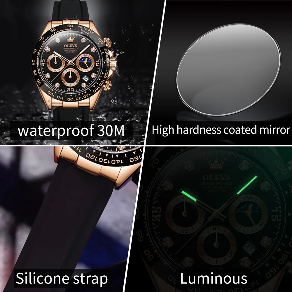OLEVS 2875 – męski zegarek chr – Luxury Watch Maker recenzja i cena